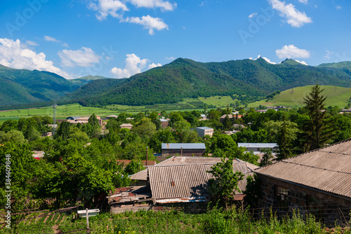 View of Gargar village in the Lori Province of Armenia photo