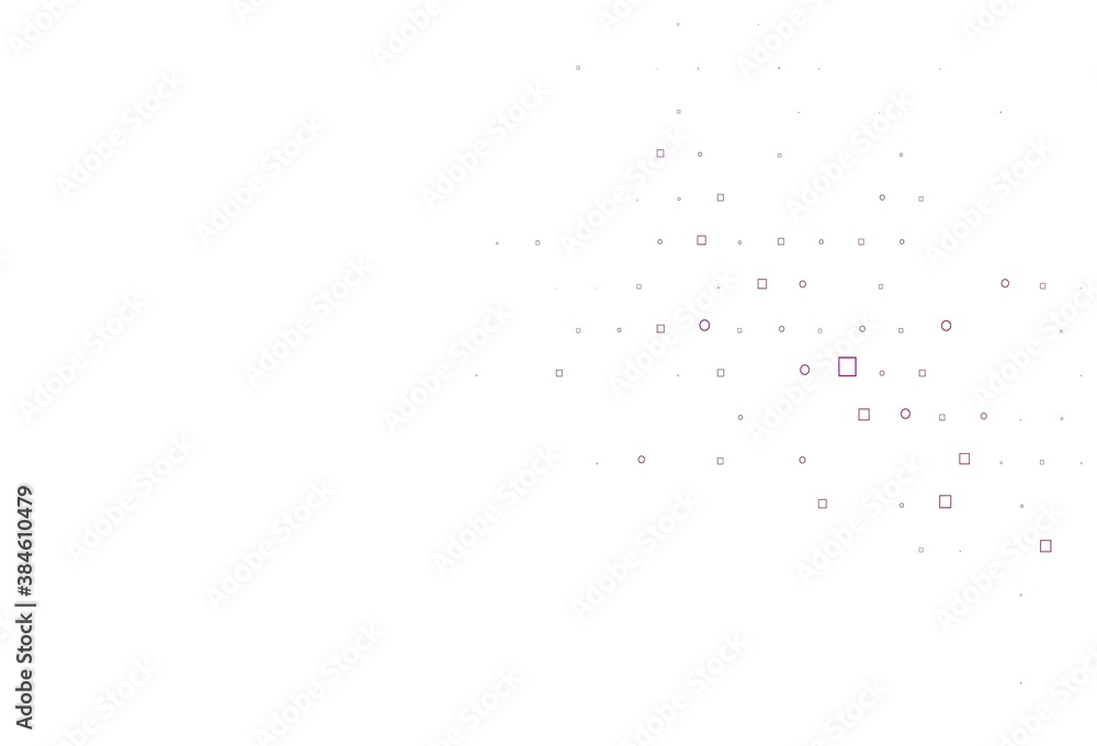 Light Purple vector backdrop with dots, spots, cubes. Light Purple vector backdrop with dots, spots, cubes.