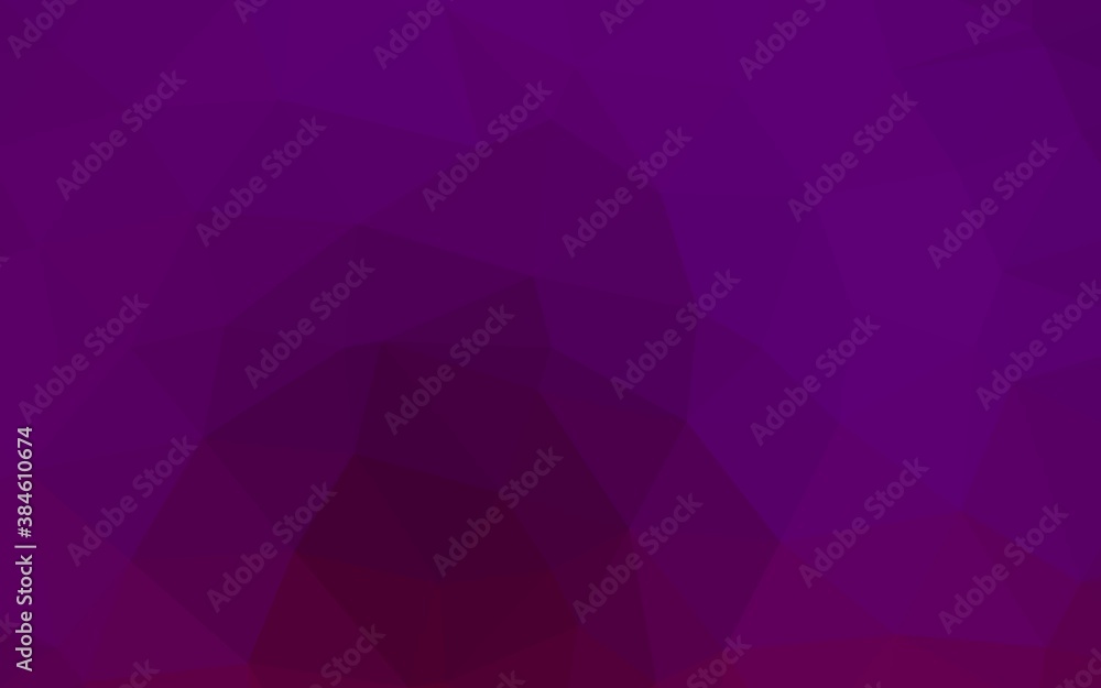 Dark Purple vector polygonal background. Dark Purple vector polygonal background.