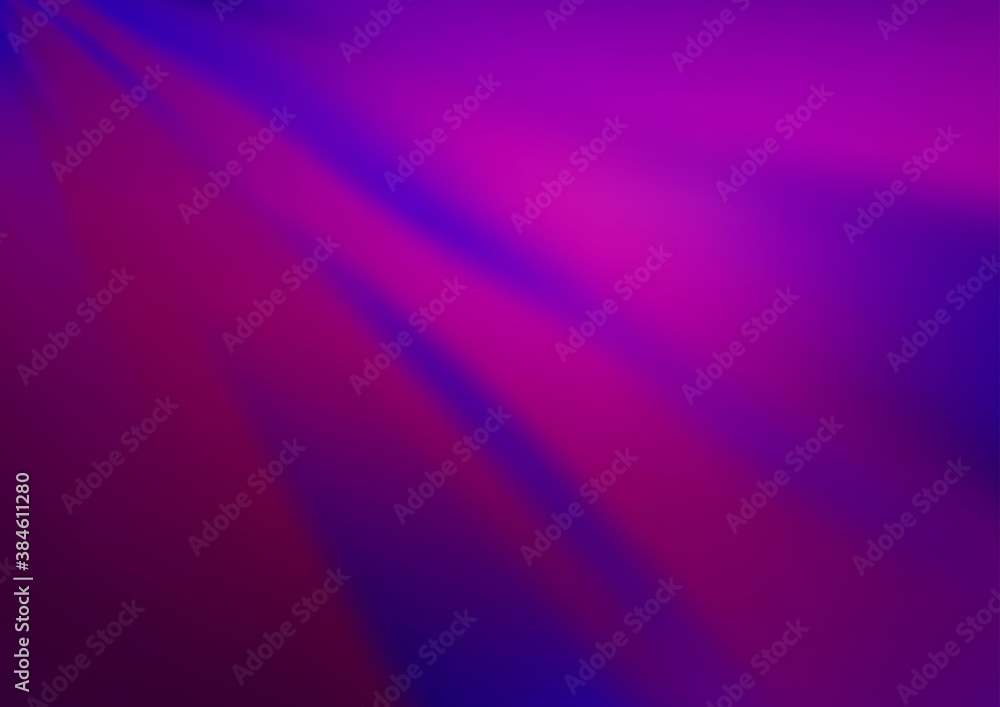 Fototapeta premium Light Purple vector blurred shine abstract background.