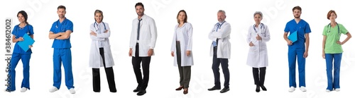 Quadro su tela Full length portraits of doctors