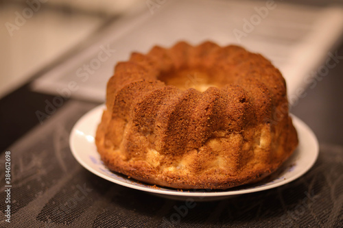 pie on a plate , homemade Apple pie