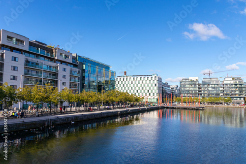Photography Dublin over Liffey River
