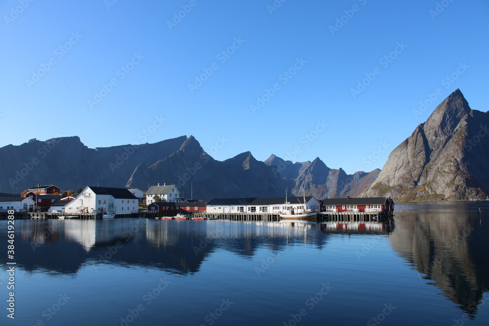 The beautiful village of Å on Lofoten Islands in Northern Norway