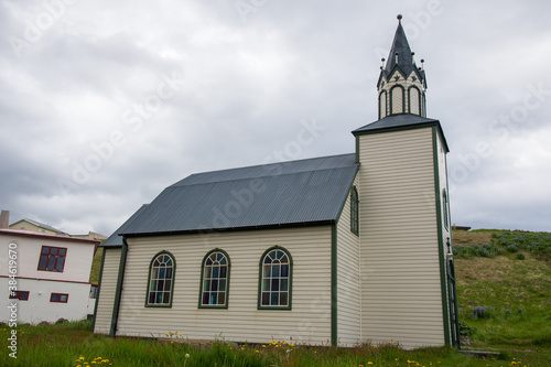 Church of village of Blonduos in North Iceland © Gestur