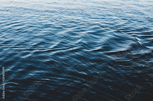 Fototapeta Naklejka Na Ścianę i Meble -  Sea dark blue water texture