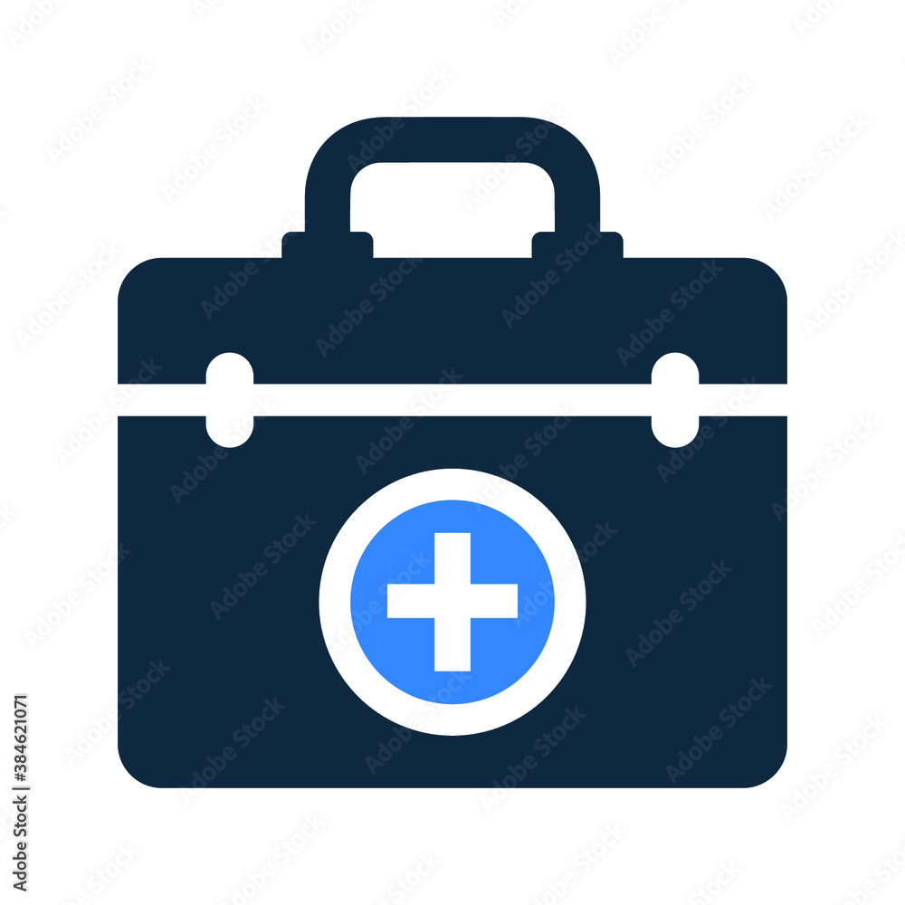Aid, emergency, kit icon. vector graphics Aid, emergency, kit icon. vector graphics