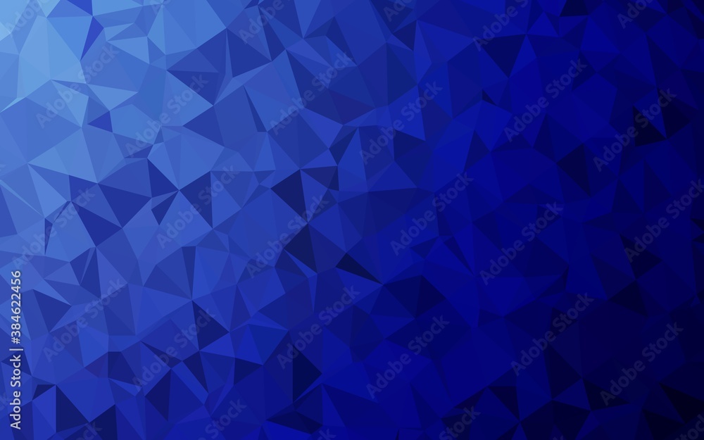 Dark BLUE vector low poly layout. Dark BLUE vector low poly layout.