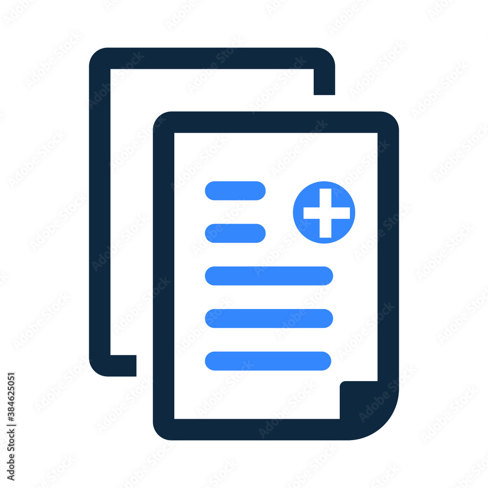 Diagnosis, medical file, medical test icon. Vector graphics Diagnosis, medical file, medical test icon. Vector graphics