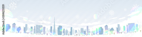 Townscape winter_en_sky wide