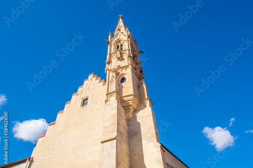 Photography The tower of Clarissine Klarisky Church and Monastery