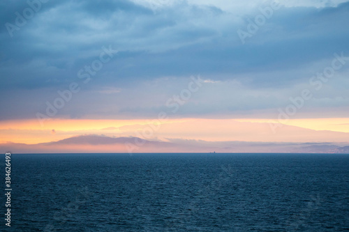Sunset over the sea © Ammar