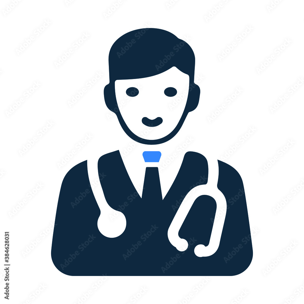 Doctor, medical, physician icon. Vector graphics Doctor, medical, physician icon. Vector graphics