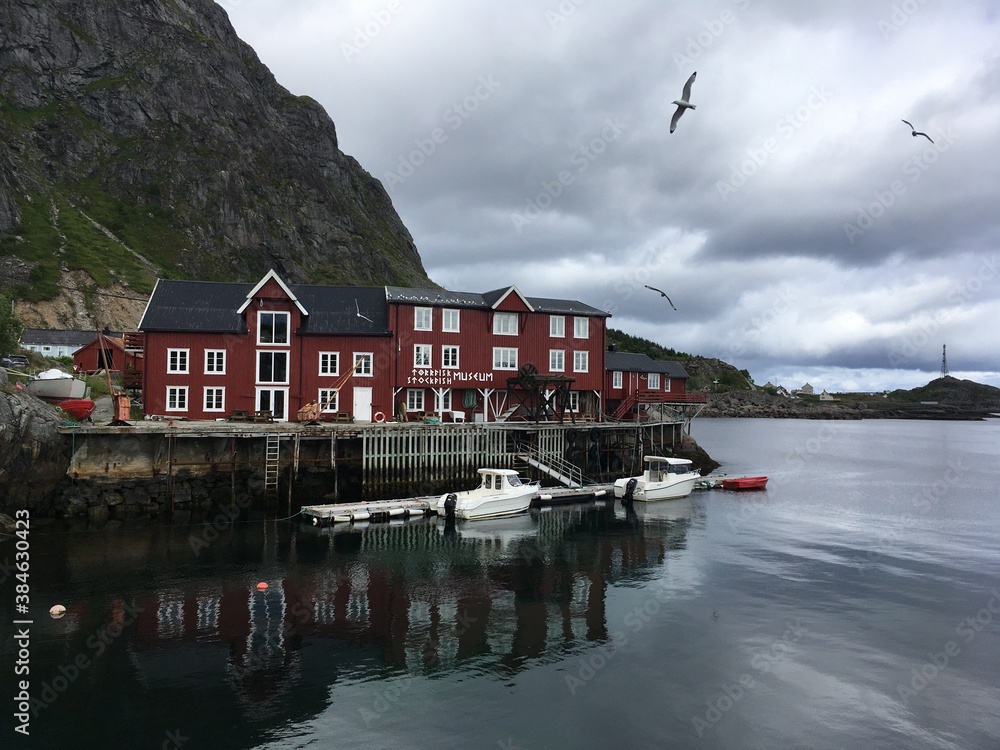 Fototapeta premium Å Historic Fishing Village Lofoten Norway