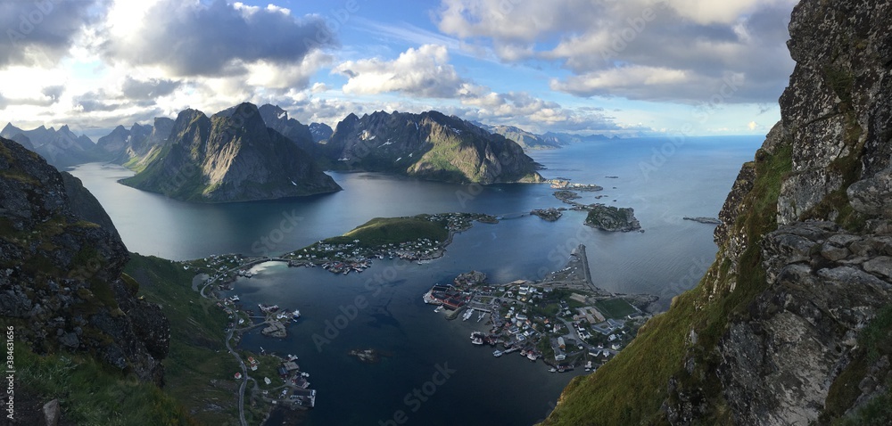 Reine Reinebringen Lofoten Norway Hiking