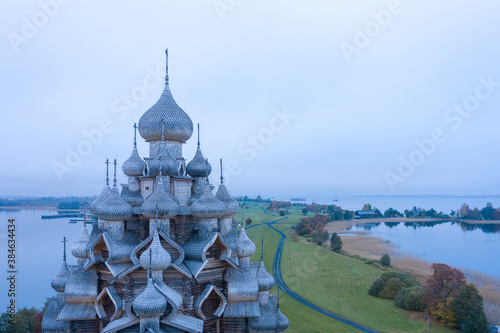 Russians orthodox church in Kizhi. Onega lake. Karelia. Russia.
