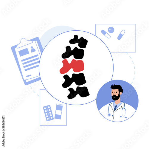 Spine logo template