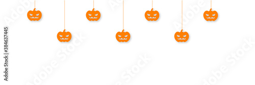 Bannière citrouille