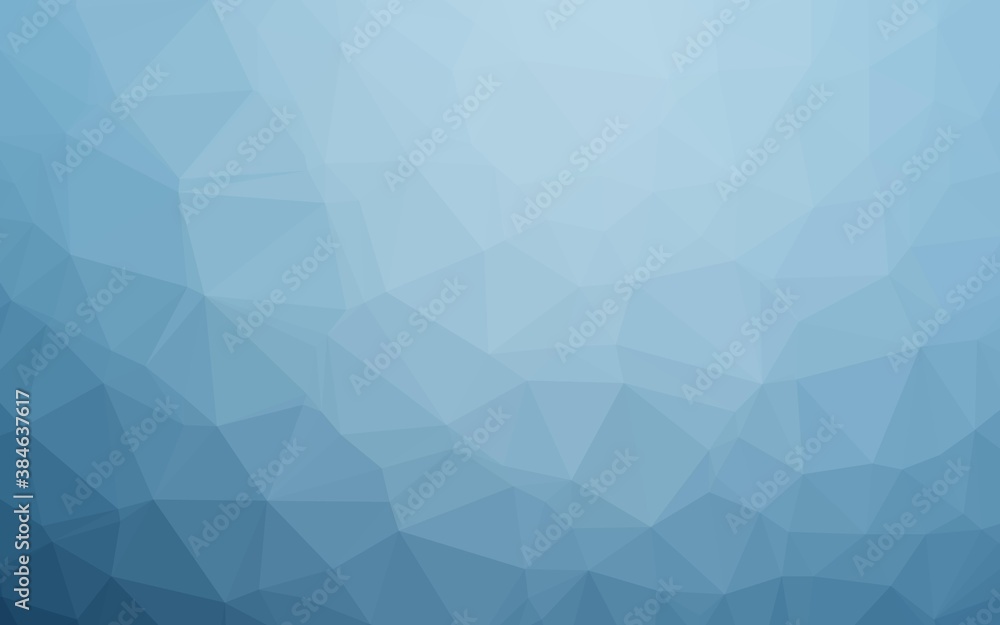 Light BLUE vector shining triangular background. Light BLUE vector shining triangular background.