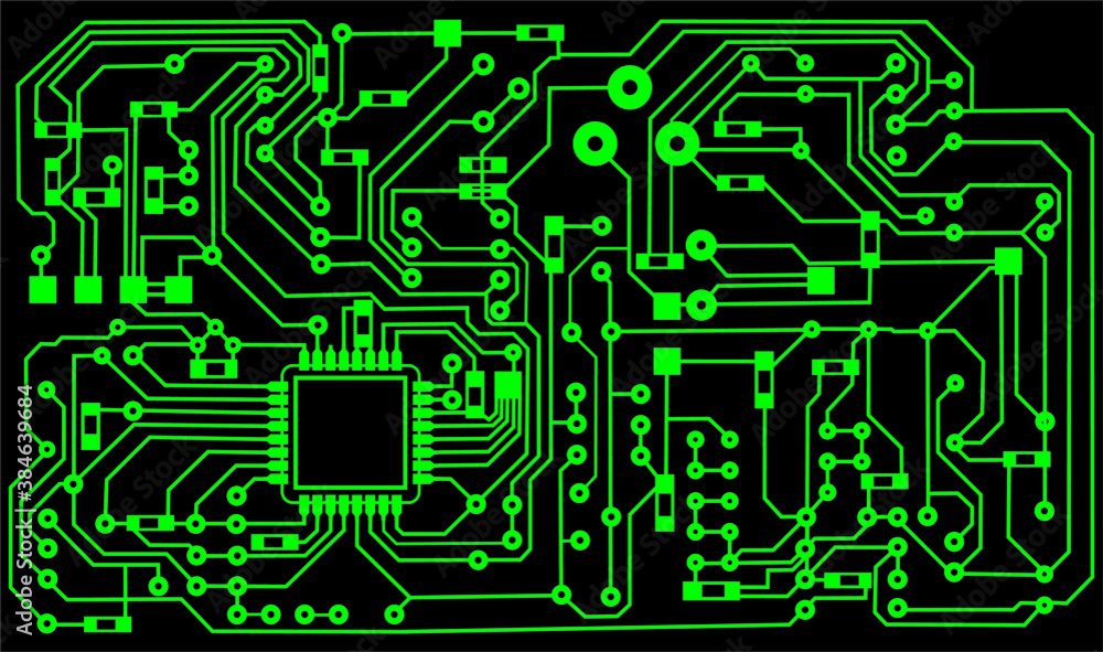 Motherboard, circuit of radio components or computer equipment. Motherboard, circuit of radio components or computer equipment.