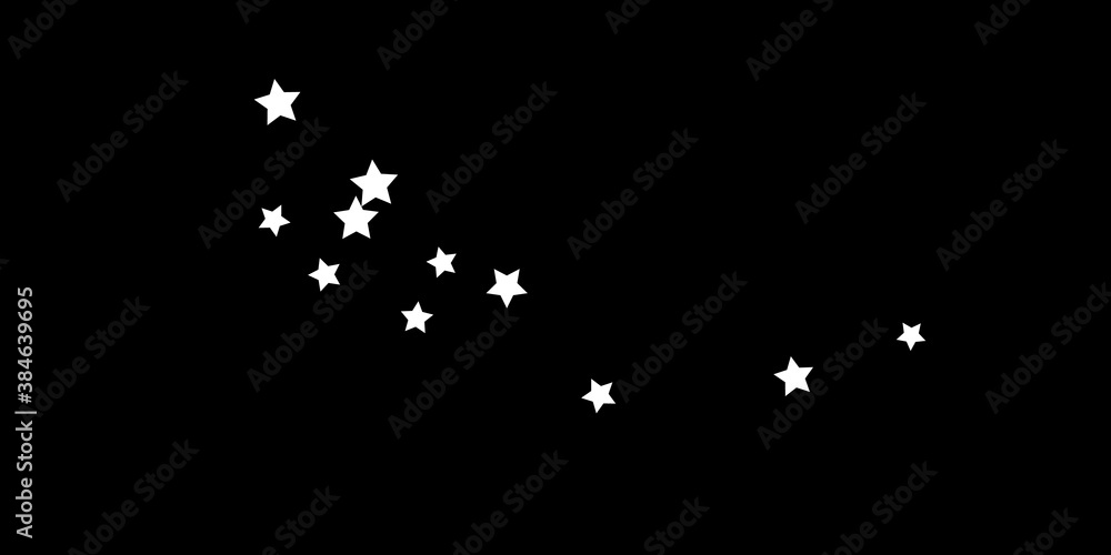 Fototapeta premium Star confetti. 