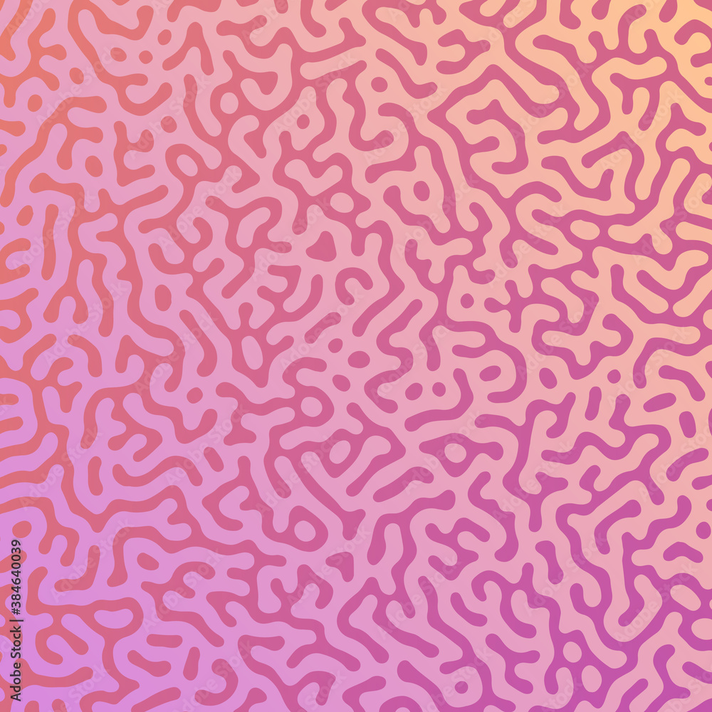 Turing reaction colorful background Turing reaction colorful background