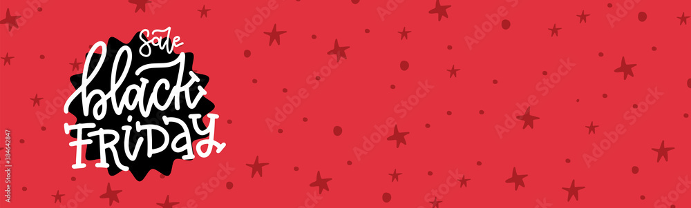 Creative Black Friday banner template with place for image. Sale Banner Cover. Flat style Banner template with place for twxt.. Vector illustration with lettering . Cover page. Creative Black Friday banner template with place for image. Sale Banner Cover. Flat style Banner template with place for twxt.. Vector illustration with lettering . Cover page.