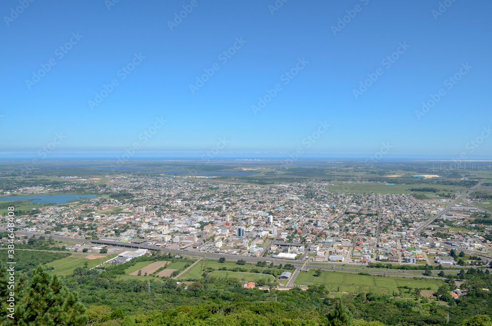 Panoramic view of Osório-RS. Brazil