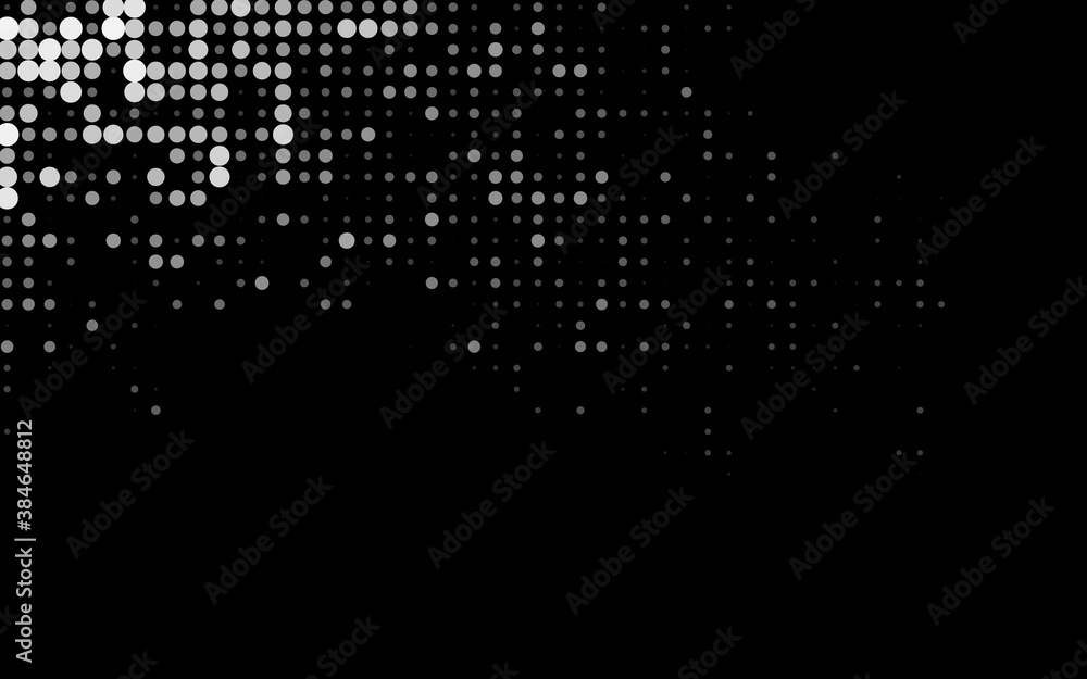 Dark Silver, Gray vector layout with circle shapes. Dark Silver, Gray vector layout with circle shapes.