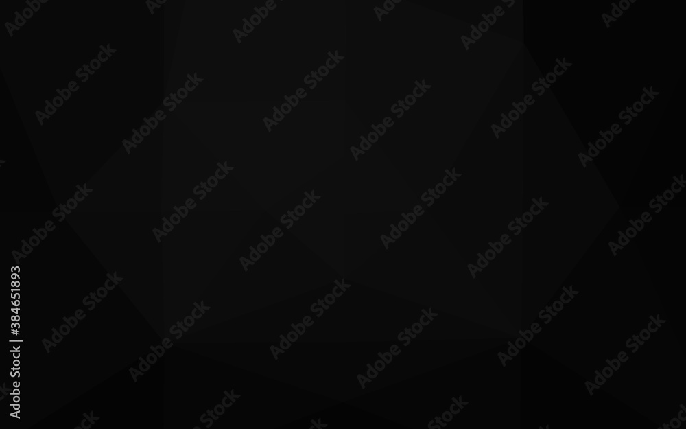 Fototapeta premium Dark Silver, Gray vector polygonal template.