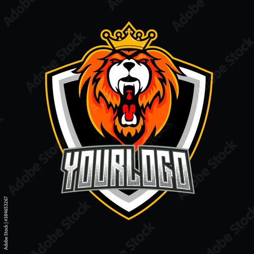 logo  animal  symbol  mascot  emblem  team  sport  head  wild  design  vector  illustration  esport  character  angry  badge  sign  game  gaming  graphic  icon  predator  wildlife  face  art  cartoon 