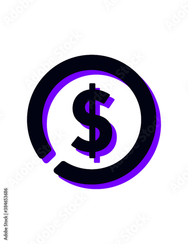 icono vectorial moneda pesos