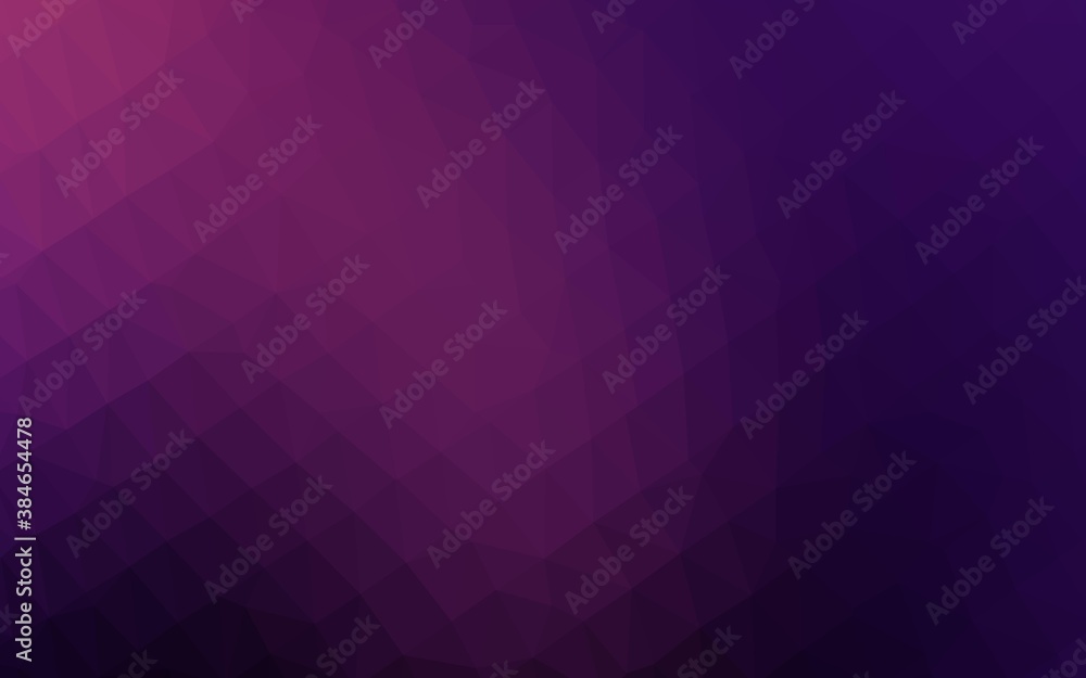 Dark Pink vector polygon abstract background. Dark Pink vector polygon abstract background.