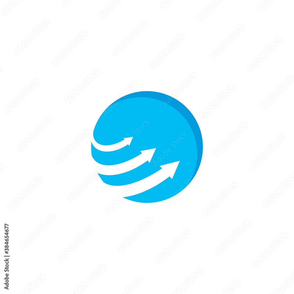 arrows Globe Business vector logo template icon illustration arrows Globe Business vector logo template icon illustration