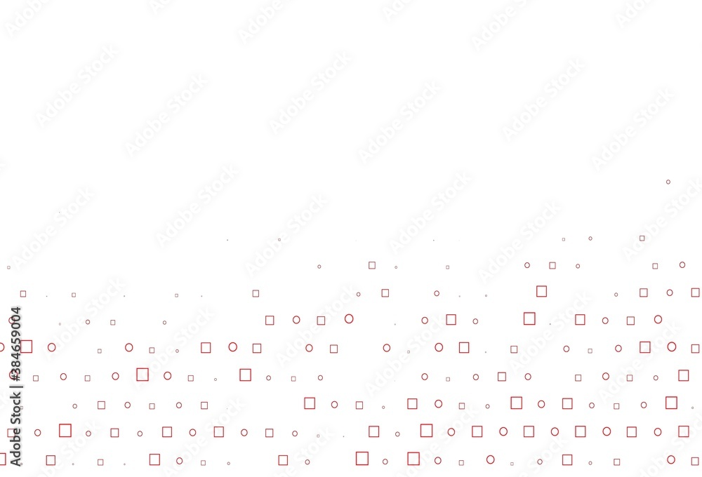 Light Orange vector texture with disks, rectangles. Light Orange vector texture with disks, rectangles.