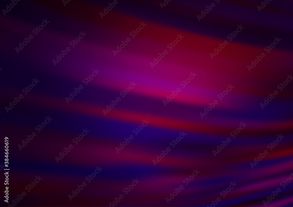 Fototapeta premium Dark Purple vector blurred background.
