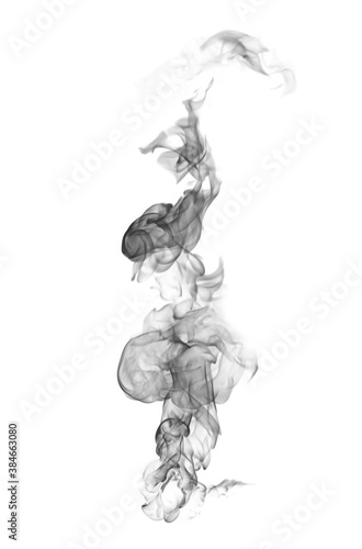 Smoke white background.