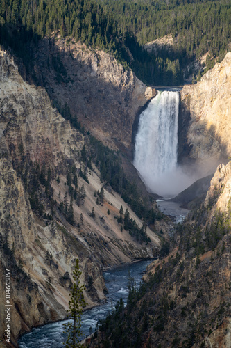 Lower Falls of the Grand Canyon of the Yellowstone in Yellowstone National Park