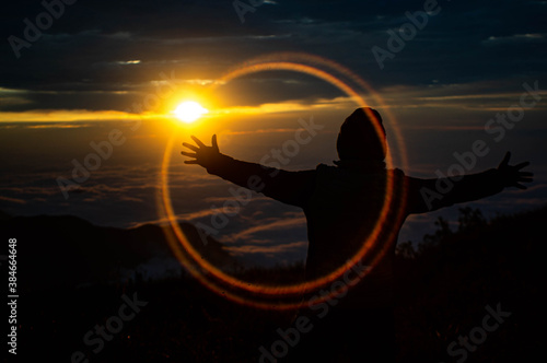 Wallpaper Mural Victory in the clouds Torontodigital.ca