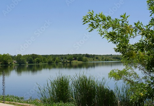 Beautiful view of Veteran Lake in Sulphur, Oklahoma
