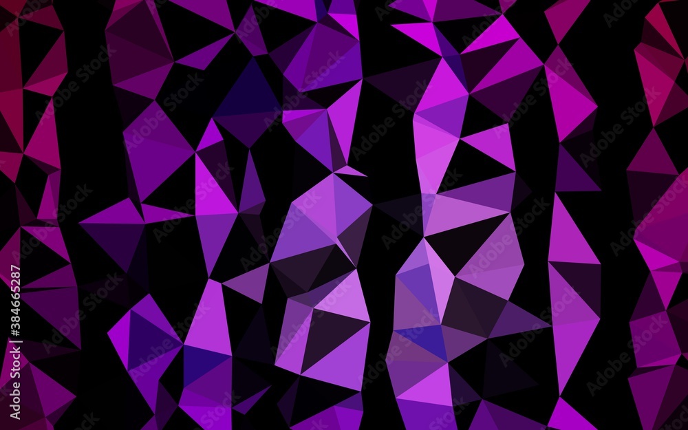 Light Purple vector abstract polygonal cover. Light Purple vector abstract polygonal cover.