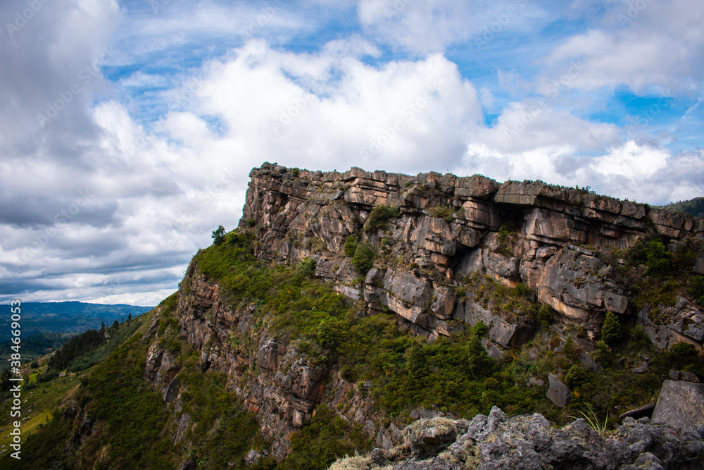 rocks in the mountains