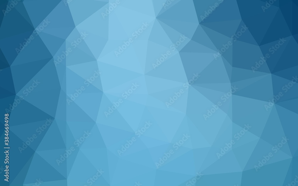 Light BLUE vector polygonal background. Light BLUE vector polygonal background.