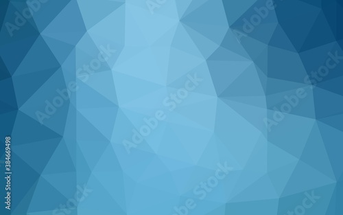 Fototapeta Naklejka Na Ścianę i Meble -  Light BLUE vector polygonal background.