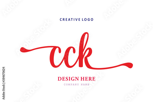 pharmacy logo composition of the letter CCK is simple  easy to understand  simple and authoritativePrint