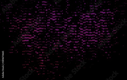 Dark Pink vector layout with circle shapes. © Dmitry
