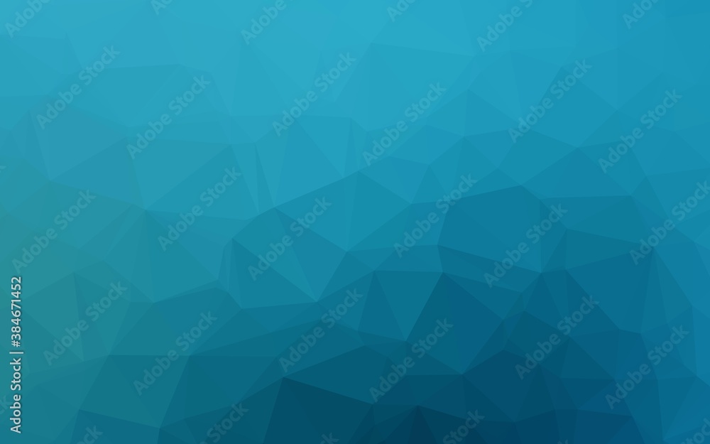 Light BLUE vector low poly cover. Light BLUE vector low poly cover.