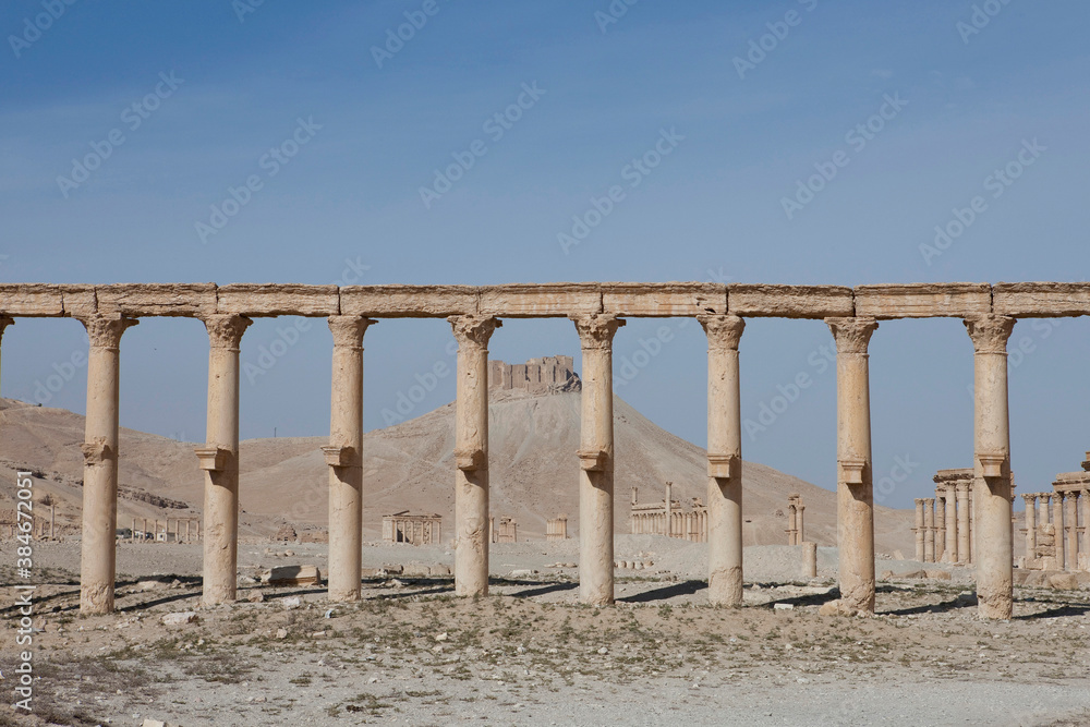 Ruins of the ancient city of Palmyra, Syria Ruins of the ancient city of Palmyra, Syria