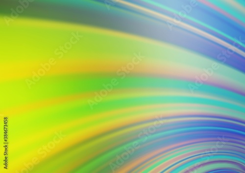 Light Blue  Green vector abstract blurred background.