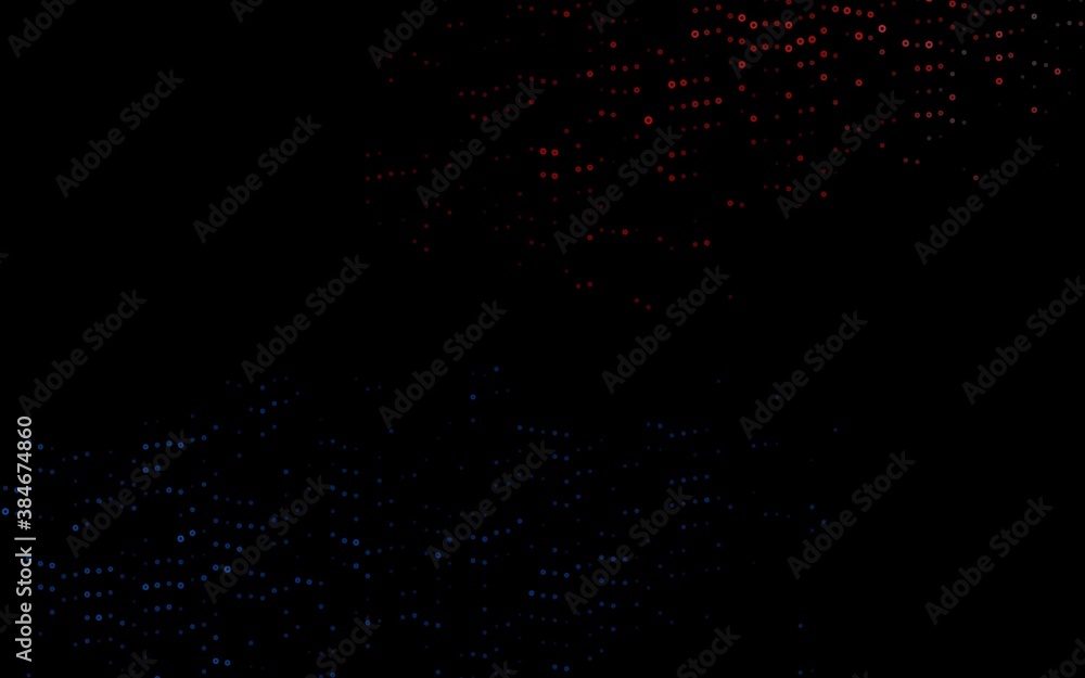 Dark Blue, Red vector backdrop with dots. Dark Blue, Red vector backdrop with dots.